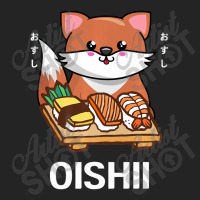 Cute Kawaii Fox Eats Sushi Japanese Food Lover Otaku 3/4 Sleeve Shirt | Artistshot