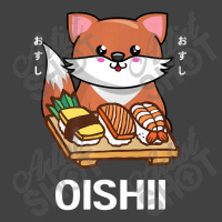 Cute Kawaii Fox Eats Sushi Japanese Food Lover Otaku Vintage T-shirt | Artistshot