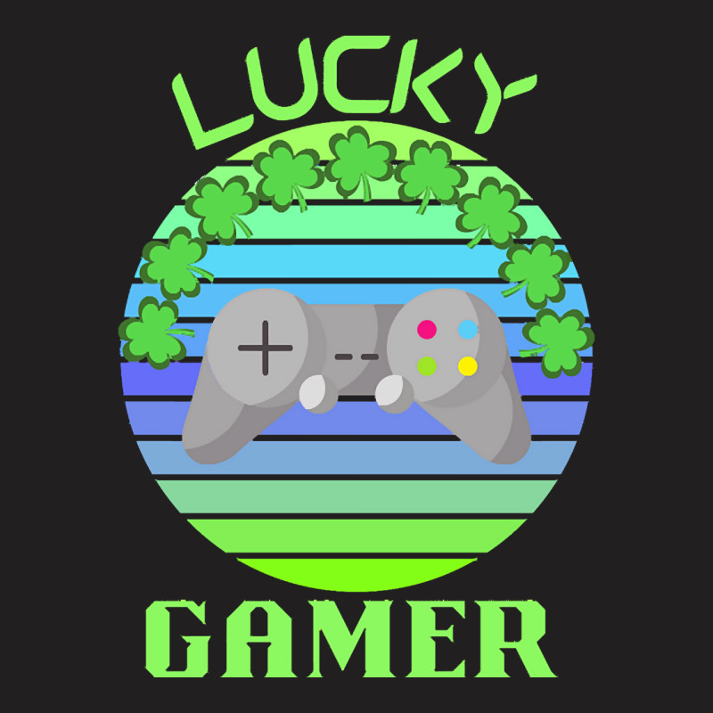 One Lucky Gamer T  Shirtone Lucky Gamer T  Shirt (9) T-shirt | Artistshot