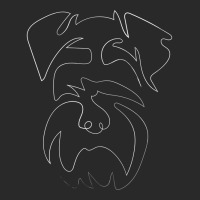 Dog Schnauzer Minimal Line Drawing Contour Face Portrait Printed Hat | Artistshot