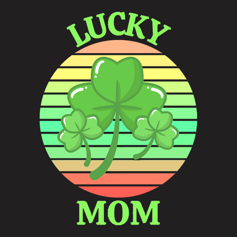 One Lucky Mom T  Shirtone Lucky Mom T  Shirt (1) T-shirt | Artistshot