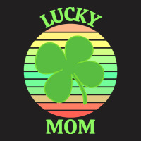 One Lucky Mom T  Shirtone Lucky Mom T  Shirt (2) T-shirt | Artistshot