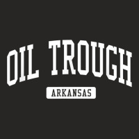 Oil Trough Arkansas Ar Vintage Athletic Sports Design T Shirt Ladies Fitted T-shirt | Artistshot