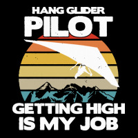 Paragliding Lover T  Shirt Hang Glider Pilot Getting High Is My Job Men's Long Sleeve Pajama Set | Artistshot