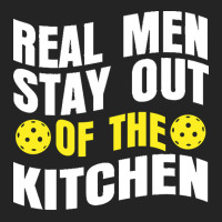 Pickleball Player T  Shirt Real Men Stay Out Of The Kitchen Pickleball 3/4 Sleeve Shirt | Artistshot