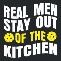 Pickleball Player T  Shirt Real Men Stay Out Of The Kitchen Pickleball Crewneck Sweatshirt | Artistshot