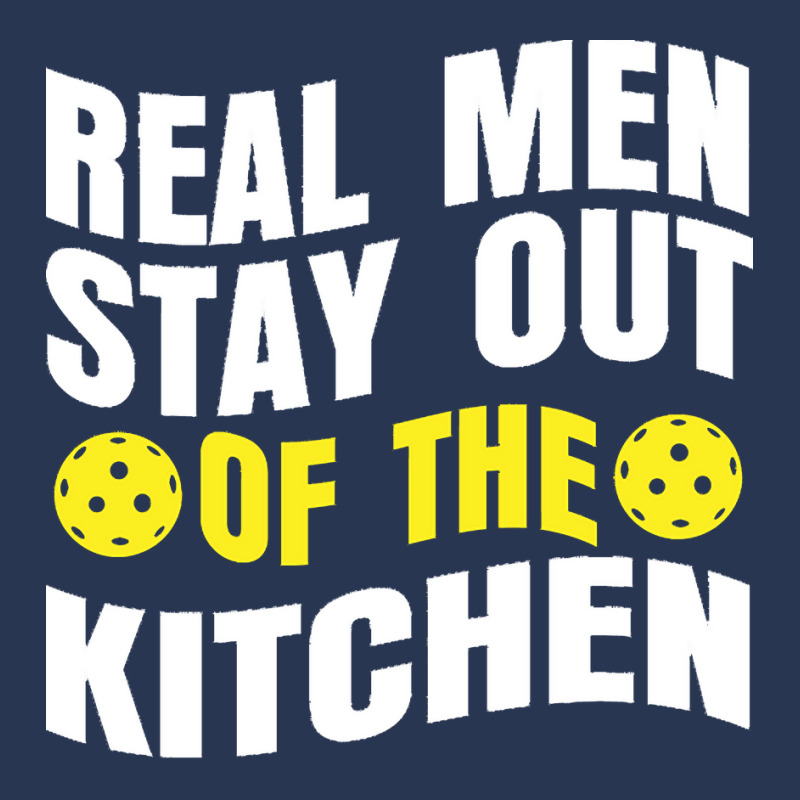 Pickleball Player T  Shirt Real Men Stay Out Of The Kitchen Pickleball Men Denim Jacket | Artistshot