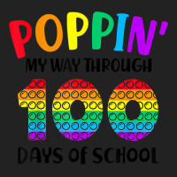 Poppin My Way Through 100 Days Of School Kids 100th Day Pop T Shirt Backpack | Artistshot