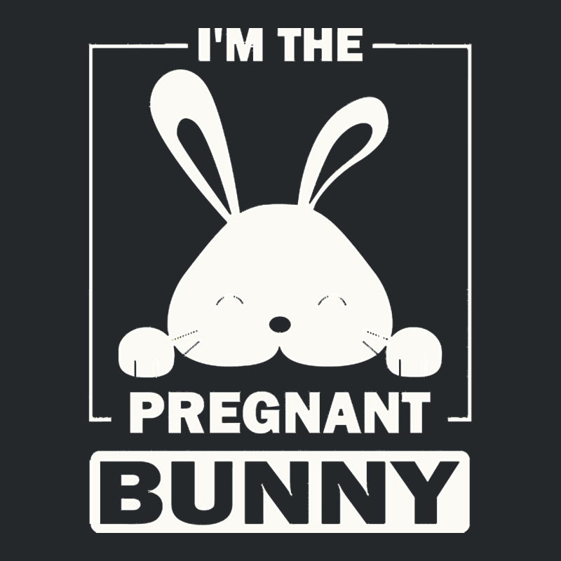 Pregnant Bunny T  Shirt I'm The Pregnant Bunny Funny Matching Family E Crewneck Sweatshirt | Artistshot