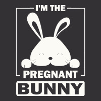 Pregnant Bunny T  Shirt I'm The Pregnant Bunny Funny Matching Family E Vintage Short | Artistshot