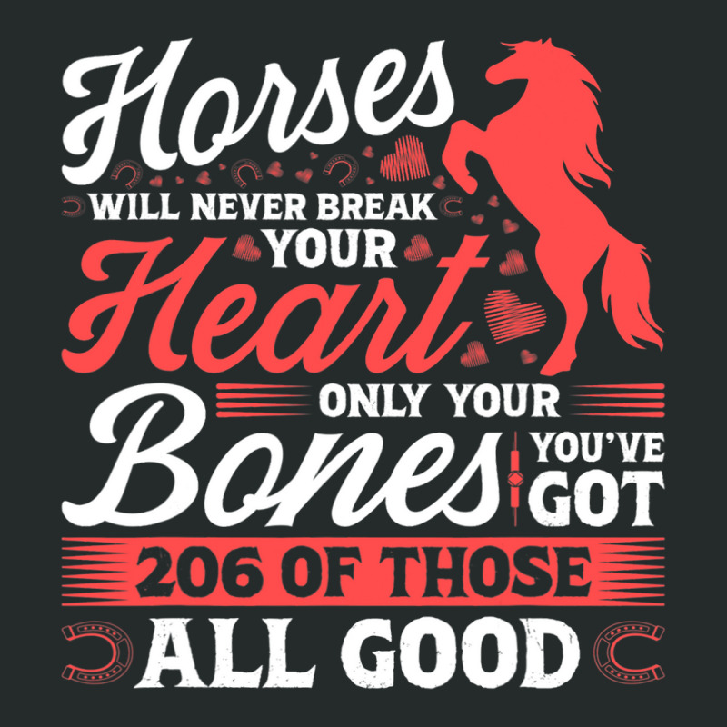 Horses Will Never Break Your Heart Women's Triblend Scoop T-shirt by AURRADILLARD | Artistshot