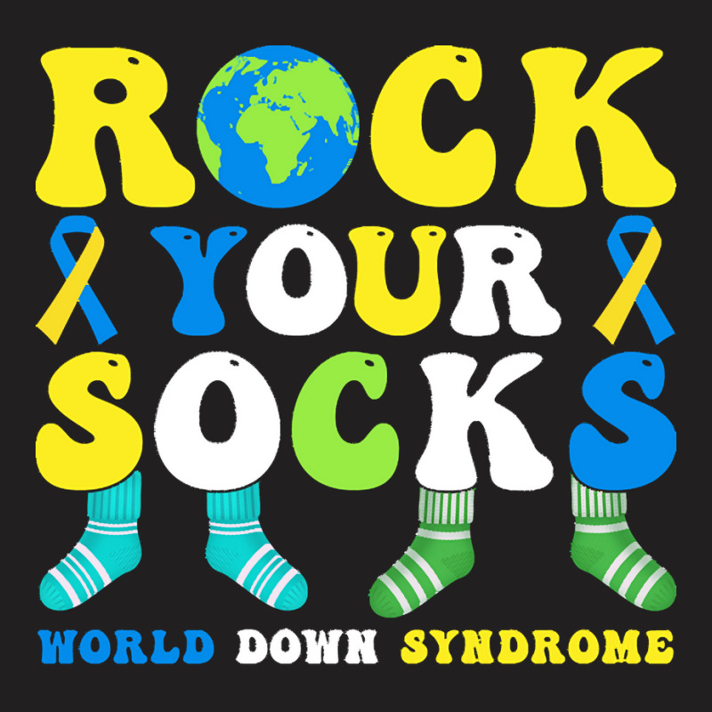 Rock Your Socks World Down Syndrome Day T  Shirt Rock Your Socks World T-shirt | Artistshot