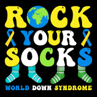 Rock Your Socks World Down Syndrome Day T  Shirt Rock Your Socks World V-neck Tee | Artistshot