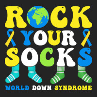 Rock Your Socks World Down Syndrome Day T  Shirt Rock Your Socks World 3/4 Sleeve Shirt | Artistshot