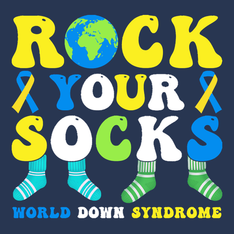 Rock Your Socks World Down Syndrome Day T  Shirt Rock Your Socks World Men Denim Jacket | Artistshot