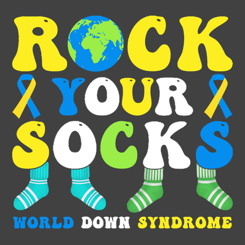 Rock Your Socks World Down Syndrome Day T  Shirt Rock Your Socks World Vintage T-shirt | Artistshot