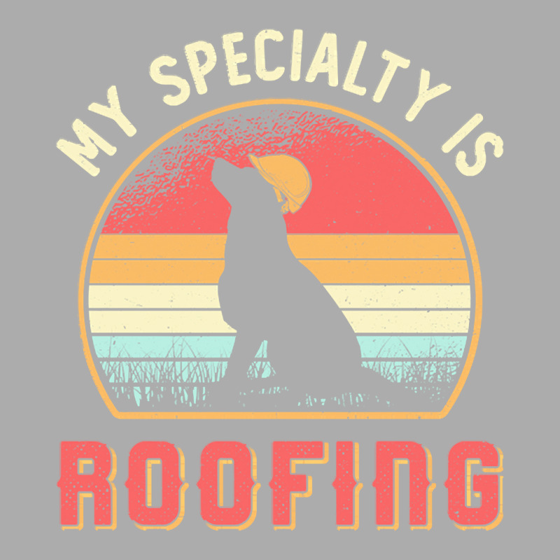 Roofer T  Shirt Roofer My Specialty Is Roofing Dog Retro Roof T  Shirt Men's T-shirt Pajama Set | Artistshot