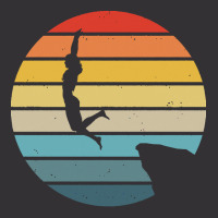 Scuba Diving T  Shirt Cliff Diving Silhouette On A Distressed Retro Su Vintage Short | Artistshot