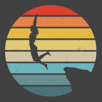 Scuba Diving T  Shirt Cliff Diving Silhouette On A Distressed Retro Su Vintage T-shirt | Artistshot