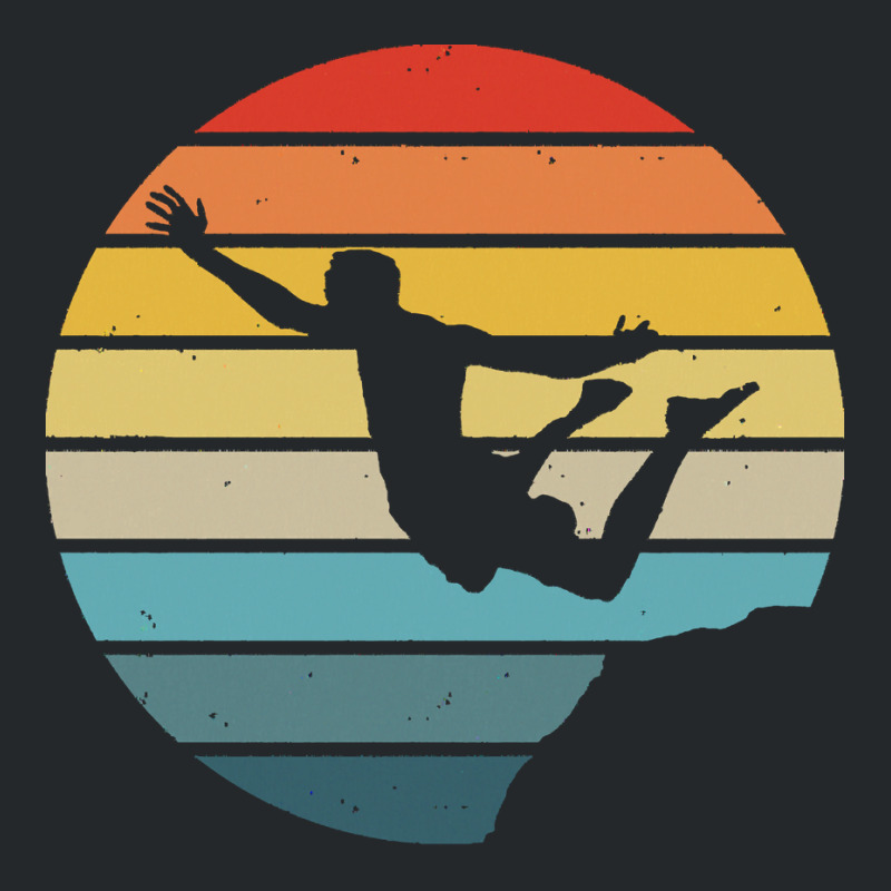 Scuba Diving T  Shirt Cliff Diving Silhouette On A Distressed Retro Su Crewneck Sweatshirt | Artistshot