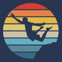 Scuba Diving T  Shirt Cliff Diving Silhouette On A Distressed Retro Su Men Denim Jacket | Artistshot