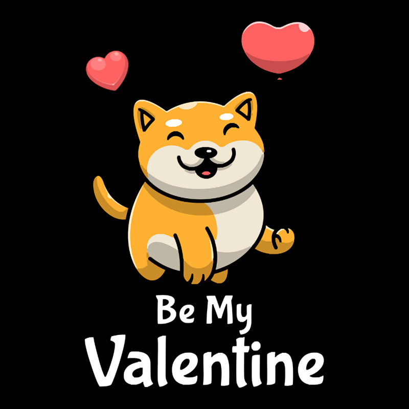 Shiba Inu Lovers T  Shirt Cute Shiba Inu Dog With Red Heart Be My Vale Pocket T-shirt | Artistshot