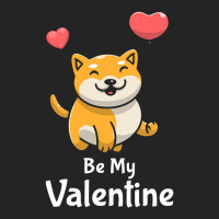 Shiba Inu Lovers T  Shirt Cute Shiba Inu Dog With Red Heart Be My Vale 3/4 Sleeve Shirt | Artistshot