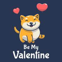 Shiba Inu Lovers T  Shirt Cute Shiba Inu Dog With Red Heart Be My Vale Men Denim Jacket | Artistshot