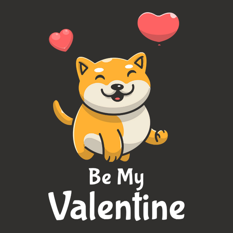 Shiba Inu Lovers T  Shirt Cute Shiba Inu Dog With Red Heart Be My Vale Champion Hoodie | Artistshot