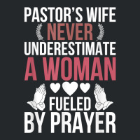 Pastor's Wife Fueled By Prayer Pastor Wife Of A Pastor T Shirt Crewneck Sweatshirt | Artistshot