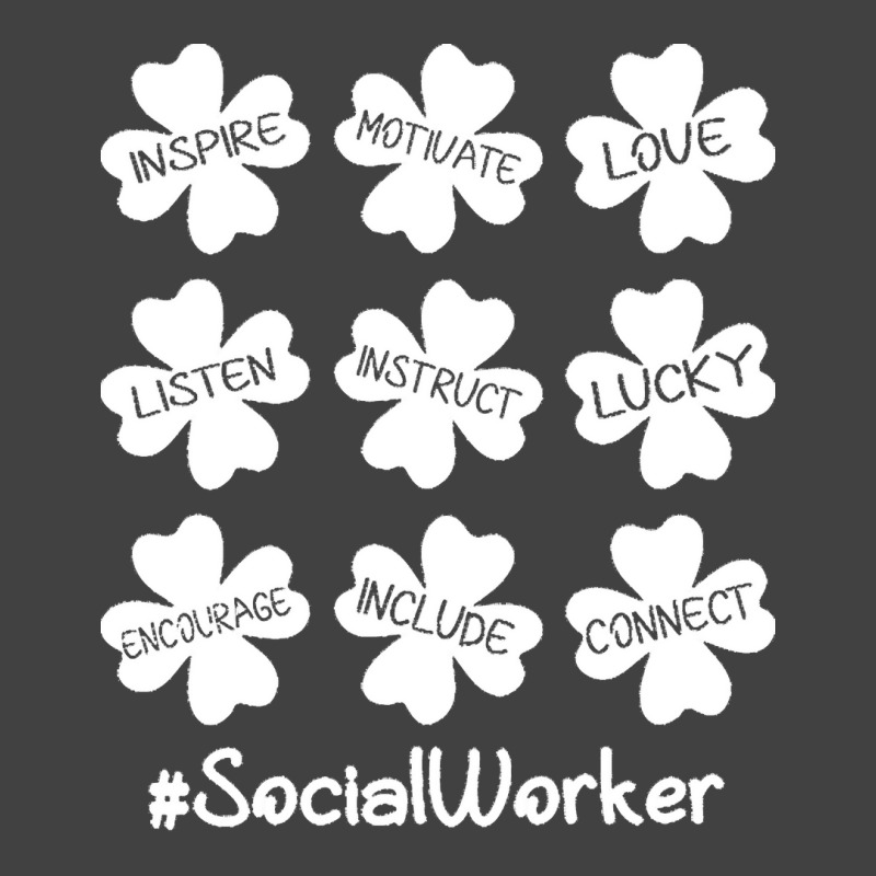 Social Worker St Patricks Day T  Shirt Shamrock Inspire Love Lucky Soc Vintage T-shirt | Artistshot