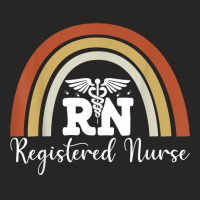 Registered Nurse Life Emergency Room Nursing Rainbow Rn T Shirt Ladies Fitted T-shirt | Artistshot