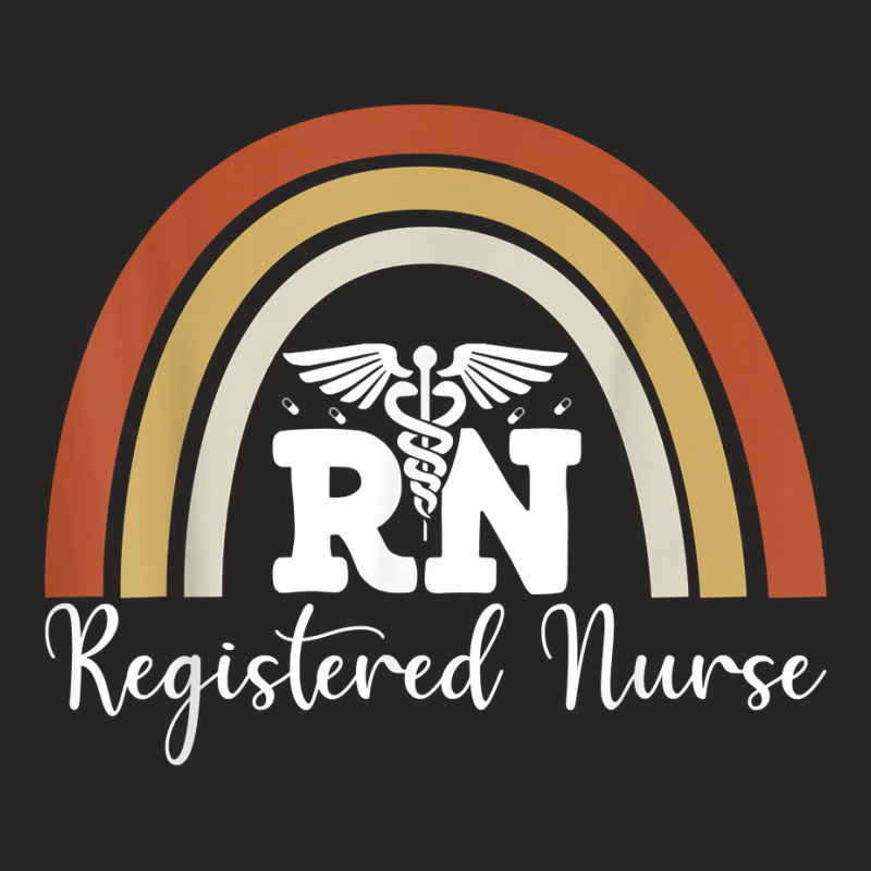 Registered Nurse Life Emergency Room Nursing Rainbow Rn T Shirt Ladies Fitted T-shirt | Artistshot