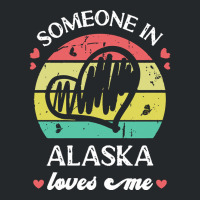 Someone In Alaska Loves Me T  Shirt Someone In Alaska Loves Me Funny F Crewneck Sweatshirt | Artistshot