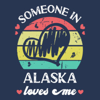 Someone In Alaska Loves Me T  Shirt Someone In Alaska Loves Me Funny F Men Denim Jacket | Artistshot