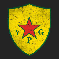 Ypg People's Protection Units Distressed 3/4 Sleeve Shirt | Artistshot