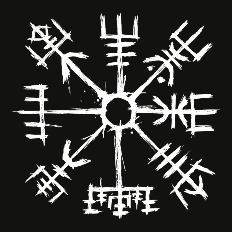 Viking Compass Vegvisir Scorecard Crop Tee by kingzychompor | Artistshot