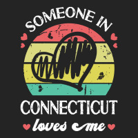 Someone In Connecticut Loves Me T  Shirt Someone In Connecticut Loves 3/4 Sleeve Shirt | Artistshot