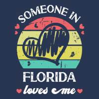 Someone In Florida Loves Me T  Shirt Someone In Florida Loves Me Funny Men Denim Jacket | Artistshot