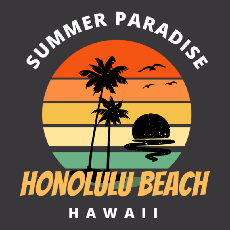 Summer Paradise Honolulu Beach Classic Ladies Curvy T-Shirt by apolitery | Artistshot