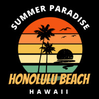 Summer Paradise Honolulu Beach Classic Maternity Scoop Neck T-shirt | Artistshot