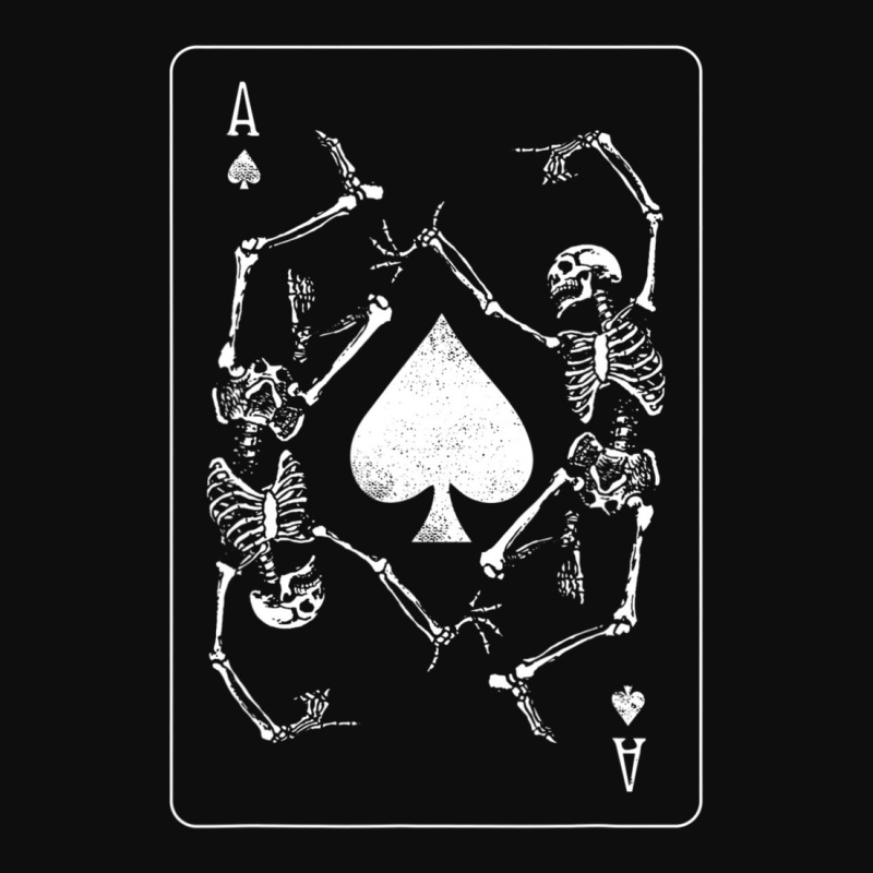 Trending Goth Punk Ace Of Spades Card Shark Gambler Skeleton (2) Crop Top by femalesbaubles | Artistshot