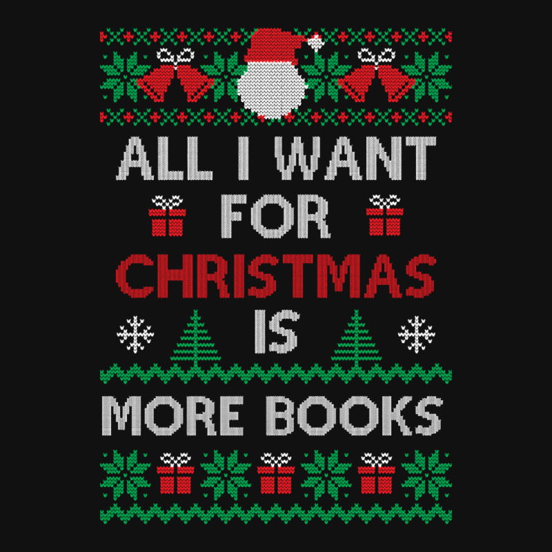 Trending All I Want For Christmas Is More Books -  Funny Xmas Gift - U Baby Beanies by declangreenwood | Artistshot