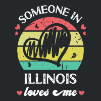 Someone In Illinois Loves Me T  Shirt Someone In Illinois Loves Me Fun Crewneck Sweatshirt | Artistshot