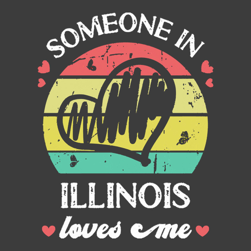 Someone In Illinois Loves Me T  Shirt Someone In Illinois Loves Me Fun Men's Polo Shirt | Artistshot