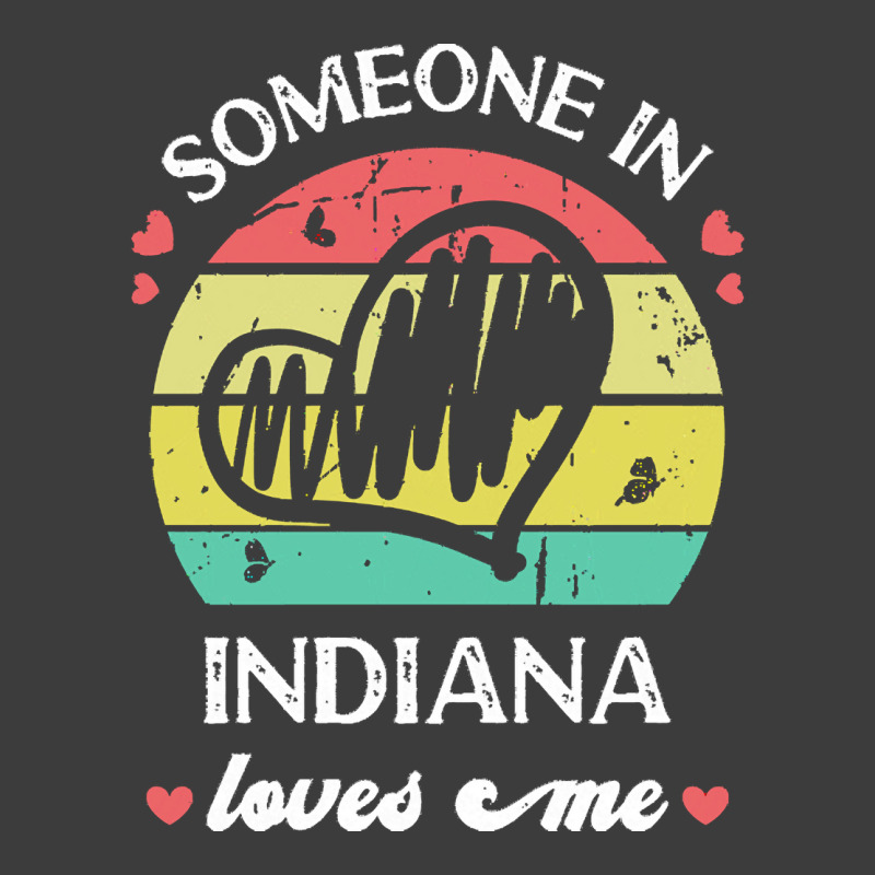 Someone In Indiana Loves Me T  Shirt Someone In Indiana Loves Me Funny Men's Polo Shirt | Artistshot