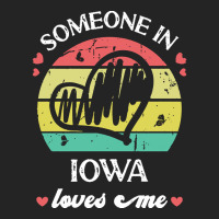 Someone In Iowa Loves Me T  Shirt Someone In Iowa Loves Me Funny Famil 3/4 Sleeve Shirt | Artistshot