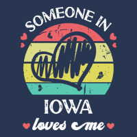 Someone In Iowa Loves Me T  Shirt Someone In Iowa Loves Me Funny Famil Men Denim Jacket | Artistshot