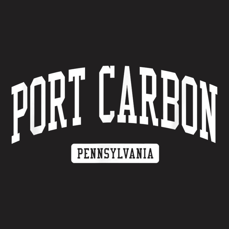 Port Carbon Pennsylvania Pa Vintage Athletic Sports Design T Shirt T-shirt | Artistshot