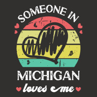 Someone In Michigan Loves Me T  Shirt Someone In Michigan Loves Me Fun Champion Hoodie | Artistshot